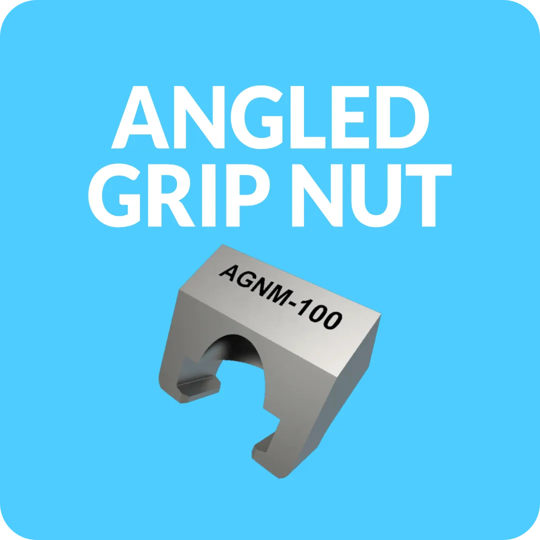 AGNM-100 - Angled Grip Nut, Medium