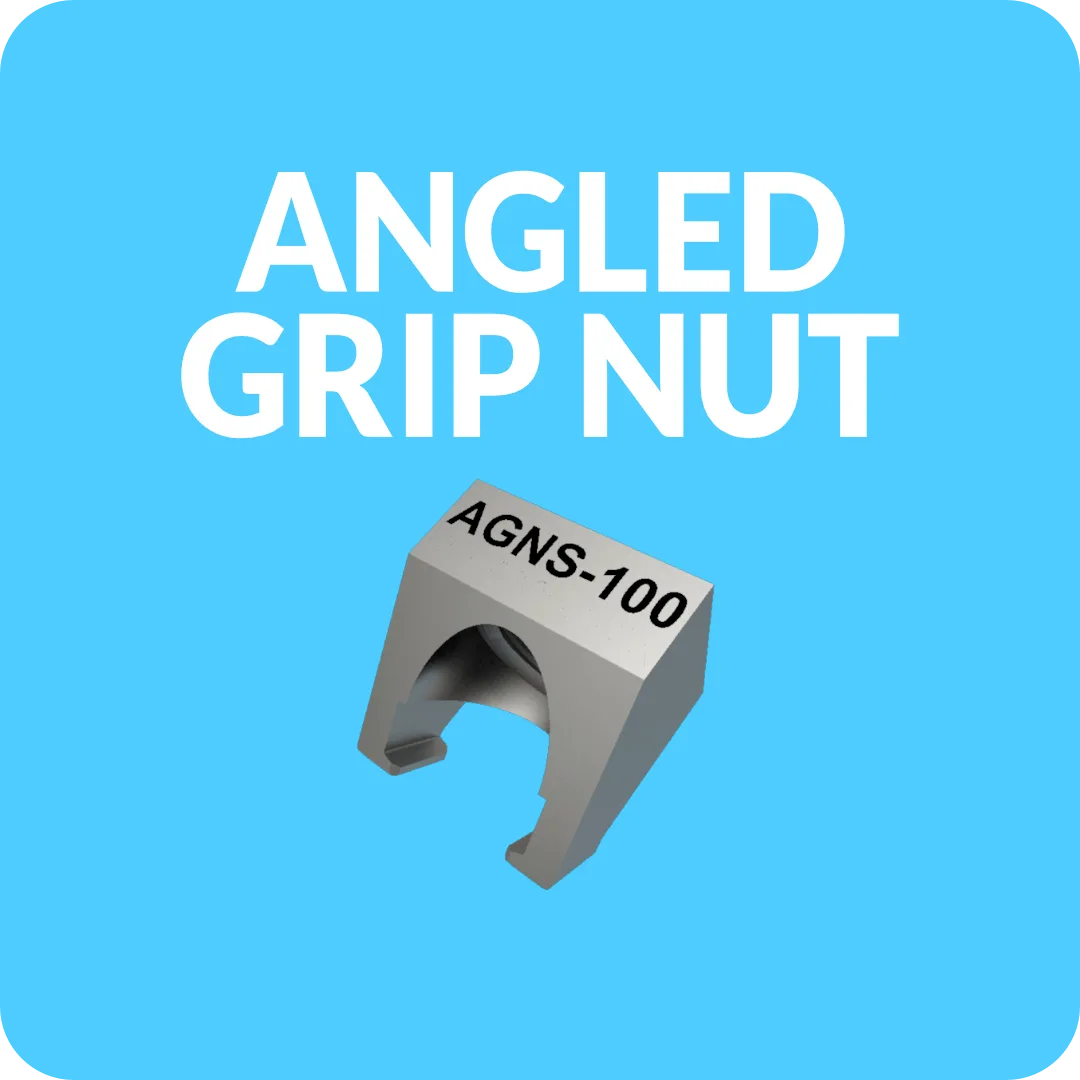 AGNS-100 - Angled Grip Nut, Small