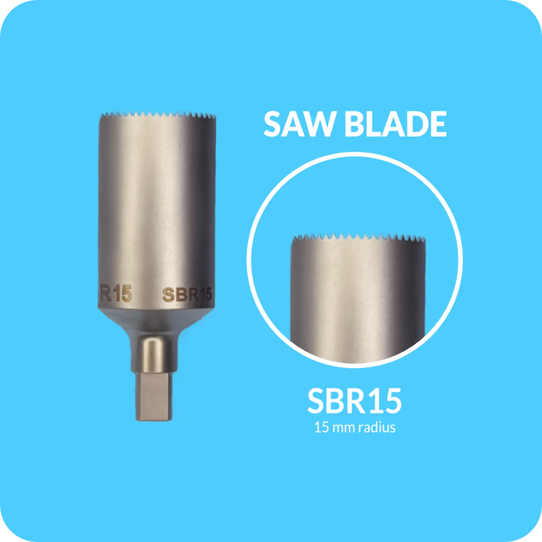 SBR15 - Saw Blade, 15 mm radius
