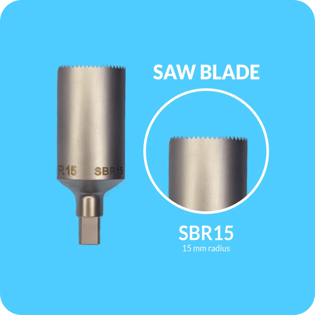 SBR15 - Saw Blade, 15 mm radius