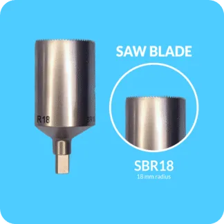 SBR18 - Saw Blade, 18 mm radius