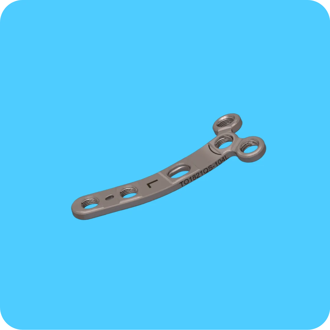 TO1821QS-104L - TPLO Plate Small, Left