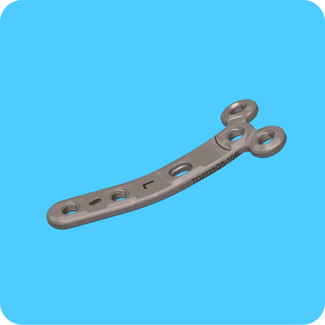 TO2225QS-104L - TPLO Plate Medium, Left