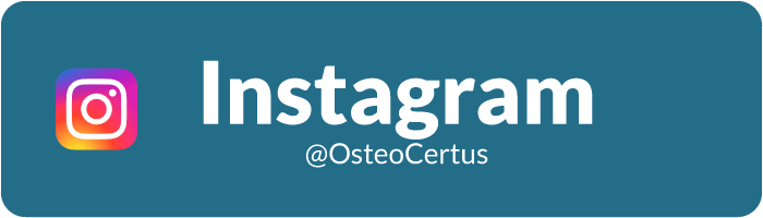 Keep in touch with us on Instagram and follow us as @OsteoCertus