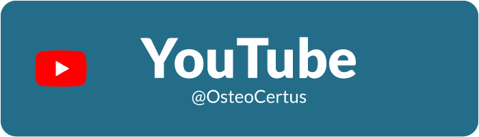 Keep in touch with us on YouTube and follow us as @OsteoCertus