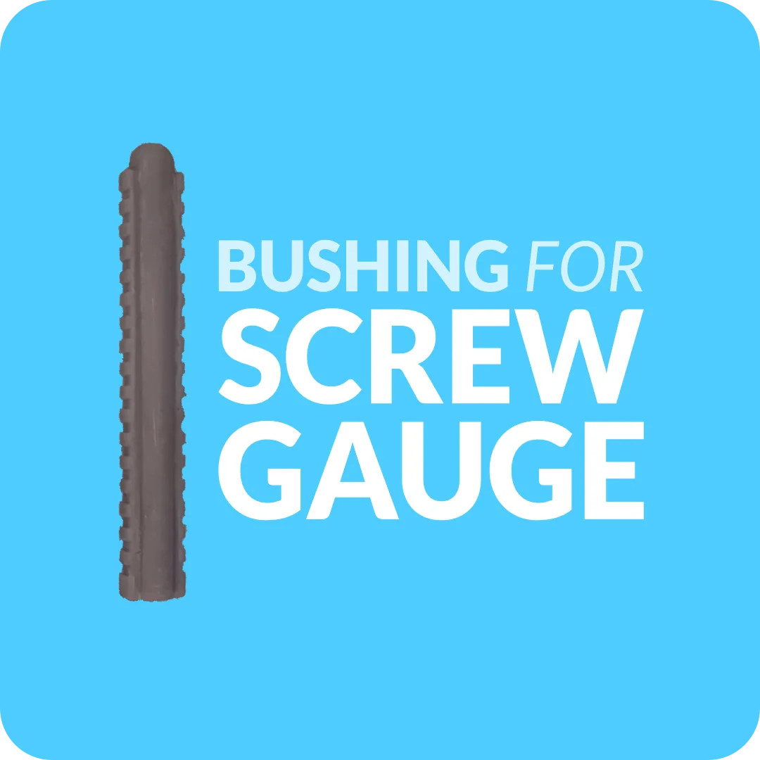 SGBushing for Screw Gauges (Stainless Steel Upgrade)