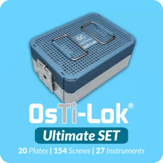 Ultimate Set. 12 Fracture Plates + 8 TPLO Plates + 154 Screws + Instruments