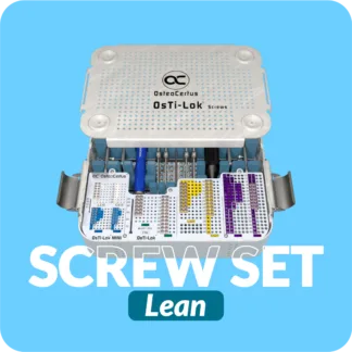 SSet-LN - Screw Lean Set  (89 OL Screws, 49 MINI Screws, Instruments)