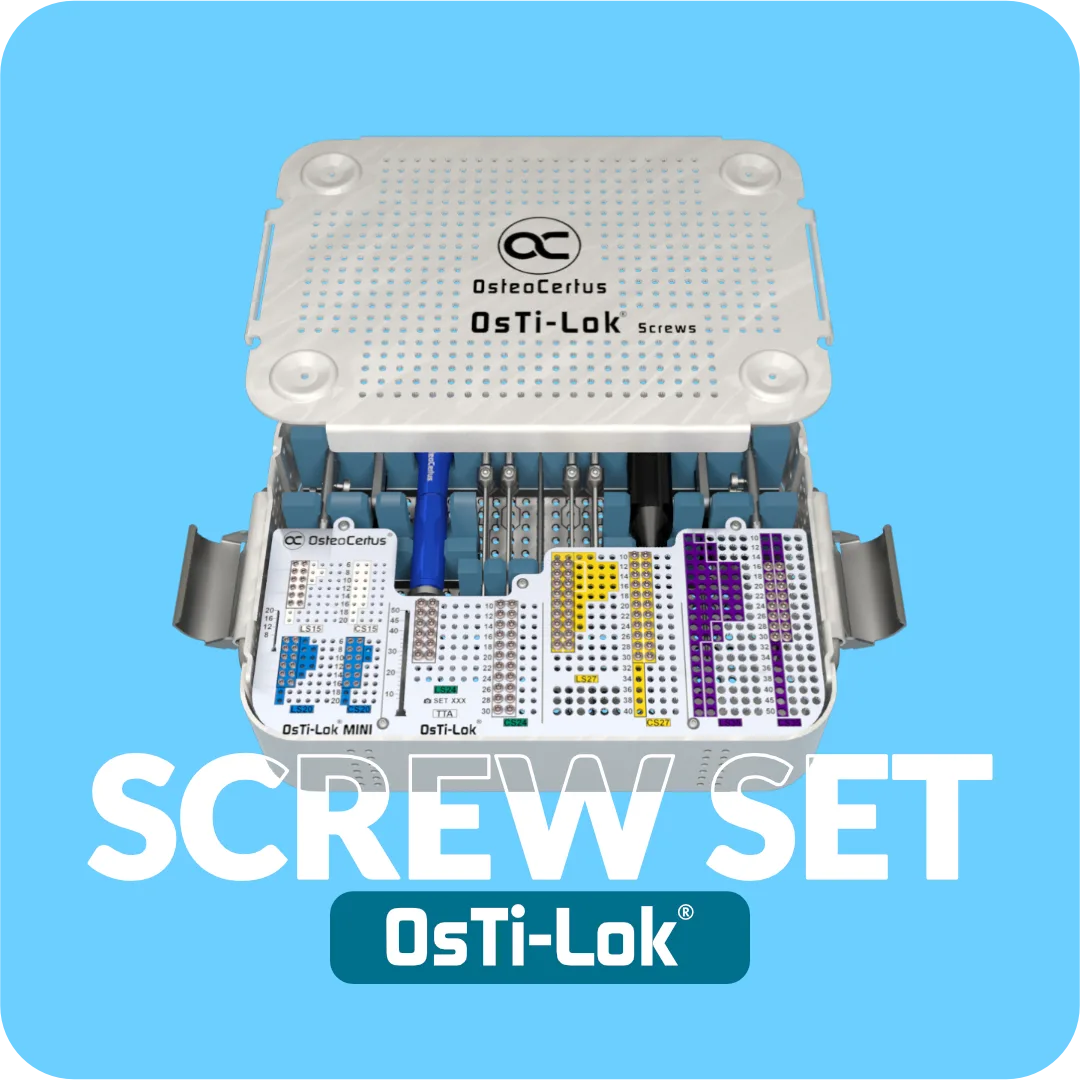 SSet-OL - Screw OL Set  (154 OL Screws, Instruments)