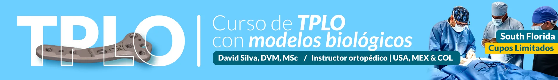 Curso de TPLO con modelos biologicos